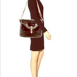 Stella McCartney Patent Coated Canvas Satchel